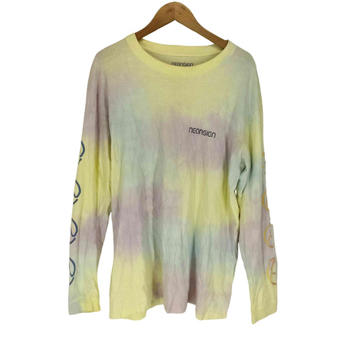 NEONSIGN  グラデーションLS TEE メンズ